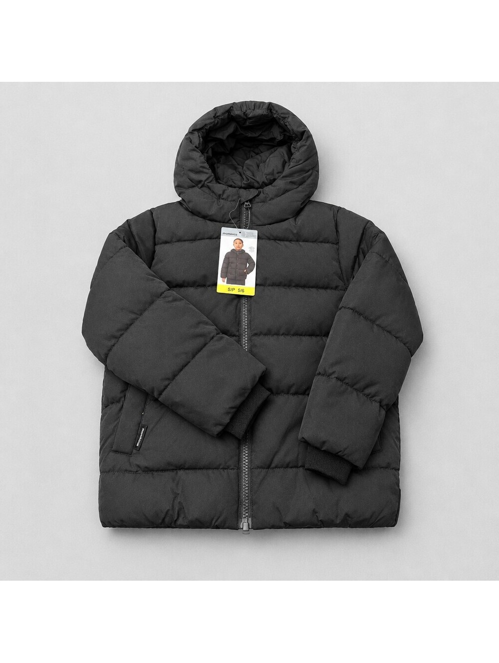 Mondetta Kids Black Insulated Puffer Jacket Hooded Size 5/6